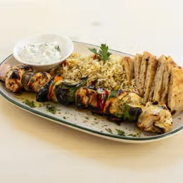 Chicken Souvlaki.