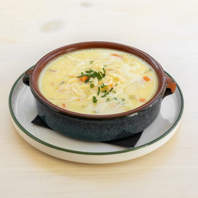 Avgolemono Soup.