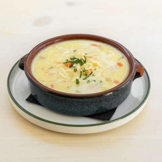 Avgolemono Soup.